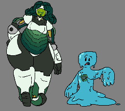 Robot Uma and Slime JNFR
